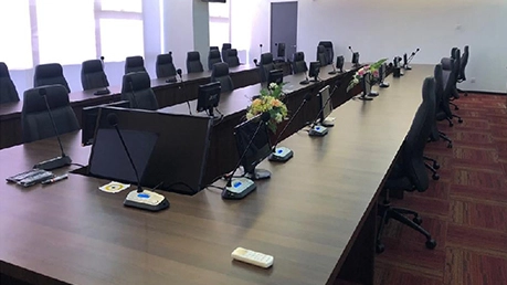Audio Conference Solution for Stock Exchange's small conference room