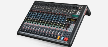 2 Group 16 Channels Input Mixer with Rach Mounted