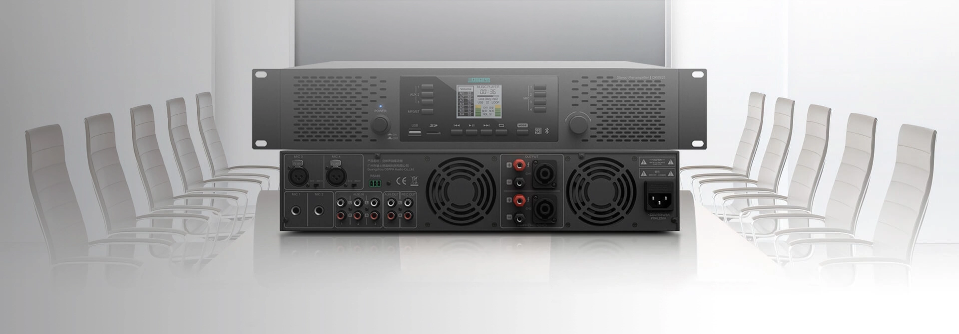 Conference Digital Mixer Amplifier Solution for Small and Medium-Sized Conference Rooms