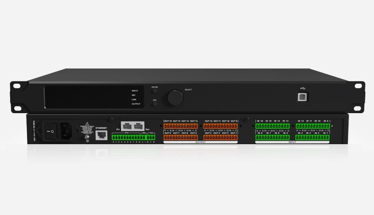 16 channels conference audio processor with anc aec