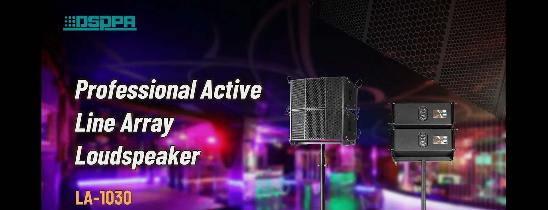 Portable Active Line Array Speaker System