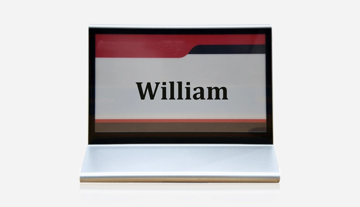 intelligent name sign electronic meeting nameplate display table name card 1