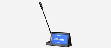 Dual Screen Paperless Conference Electronic Nameplate with Microphone