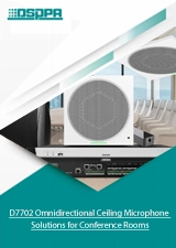 D7702 Omnidirectional Ceiling Microphone Solutions for Conference Rooms