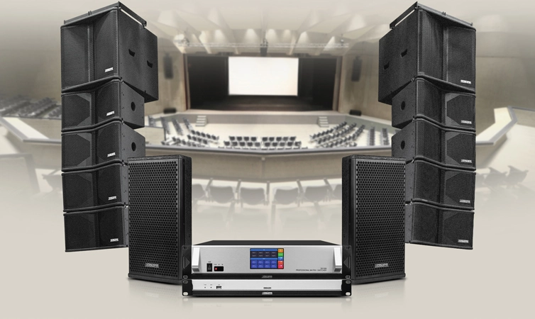 Professional Sound System Solutions for Auditoriums LA1420+LA1420S