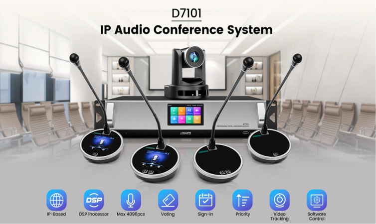 Wired Conference System Solutions for Medium-Sized Conference Rooms