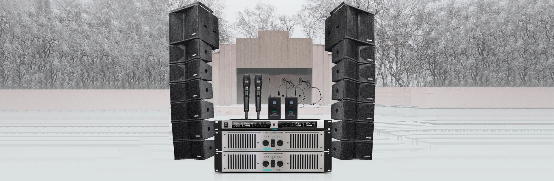 Pro Sound System Solution for Outdoor Performances