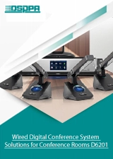 Wired Digital Conference System Solutions for Conference Rooms D6201