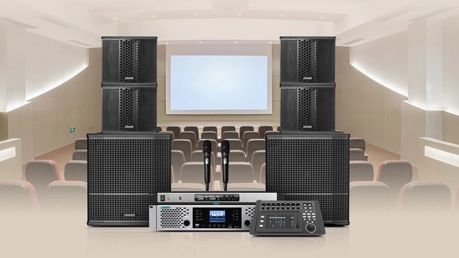 Small Line Array Speaker System Solution for Small Lecture Halls CM1608 LA1230S LA-6300